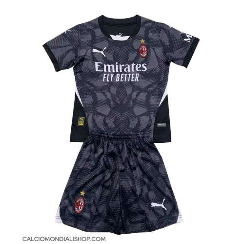 Maglie da calcio AC Milan Portiere Prima Maglia Bambino 2024-25 Manica Corta (+ Pantaloni corti)